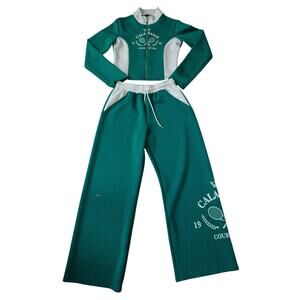 Viral Fashion Nova Calabasas Track Pant Set Large Jacket Flare Lounge Street